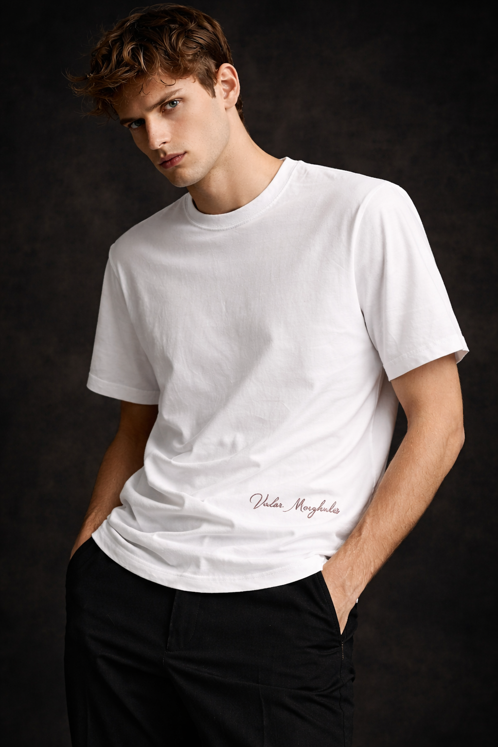 VALAR MORGHULIS-VALAR DOHAERIS Relaxed Tee In White Tee